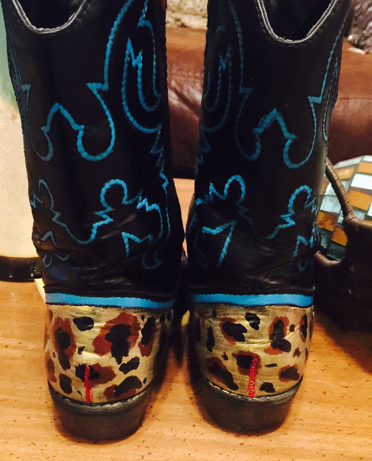 Custom Painted Cowboy Boots - Etsy