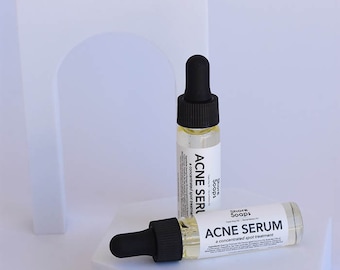 ACNE SERUM // Spot Treatment Dropper // Essential Oils // Natural Skincare // Primrose Oil // Vitamin E // Tea Tree Self Care