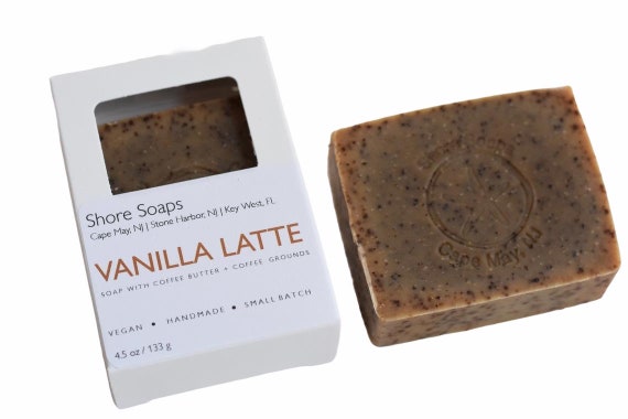 VANILLA LATTE Coffee Soap Bar // Vegan Cold Process // Coffee