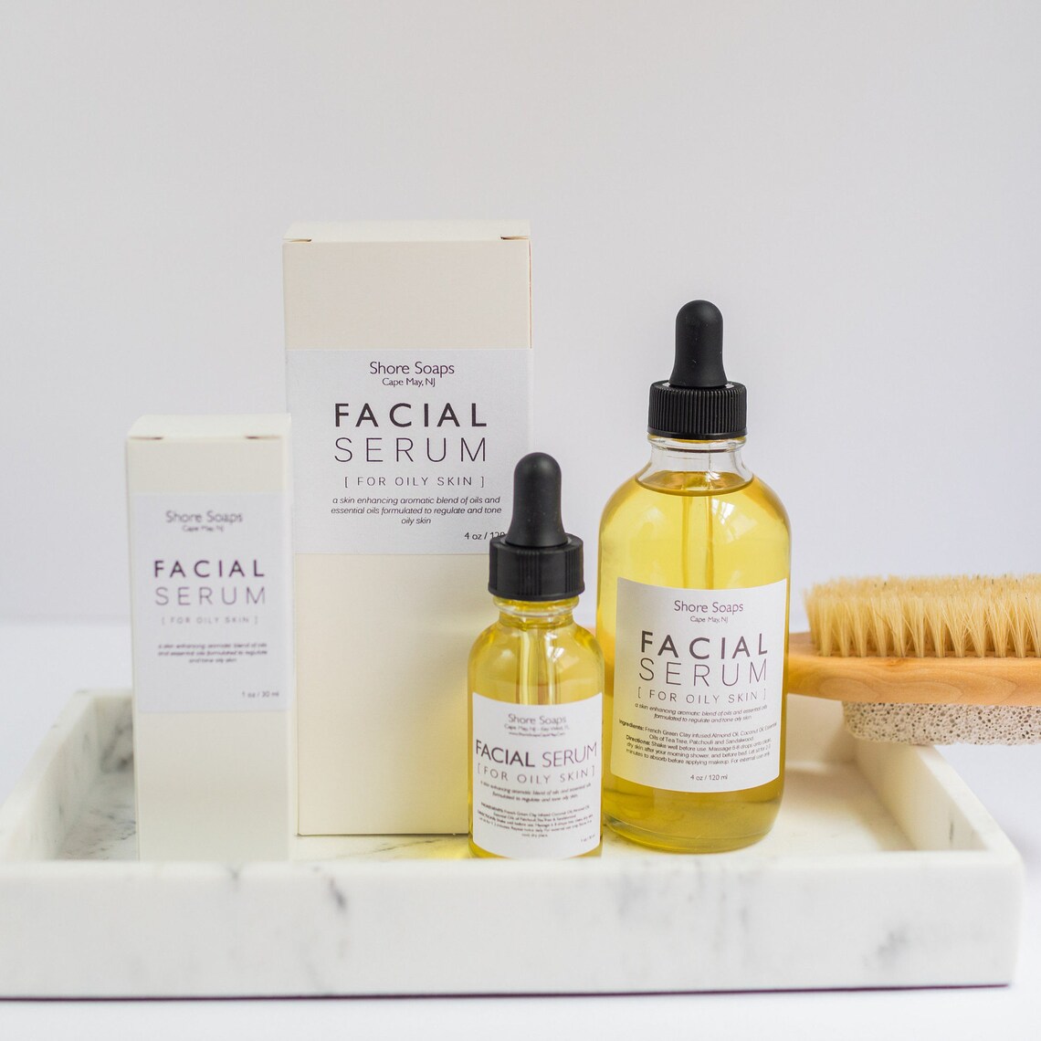 FACIAL SERUM // For Oily Skin // Made with Essential Oils // Etsy