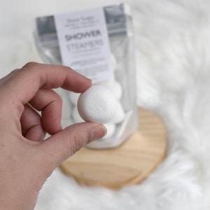 SHOWER STEAMERS // Sinus Clearing // Relaxing // Aromatherapy // Bulk Pack // Bath Shower Fizzy Fizzie Bomb image 3