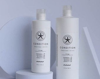 CONDITIONER // Made with Essential Oils // Paraben Free // Sulfate Free // Vegan // Cruelty Free // Gluten Free // Soy Free Self Care