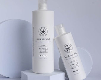 SHAMPOO // Made with Essential Oils // Paraben Free // Sulfate Free // Vegan // Cruelty Free // Gluten Free // Soy Free Self Care
