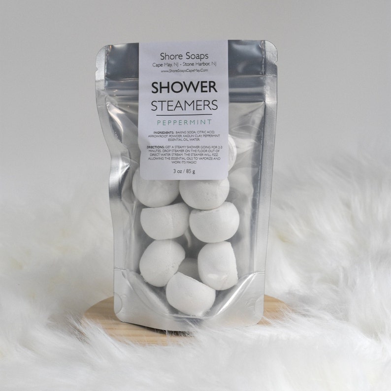 SHOWER STEAMERS // Sinus Clearing // Relaxing // Aromatherapy // Bulk Pack // Bath Shower Fizzy Fizzie Bomb image 1