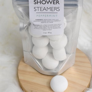 SHOWER STEAMERS // Sinus Clearing // Relaxing // Aromatherapy // Bulk Pack // Bath Shower Fizzy Fizzie Bomb image 5