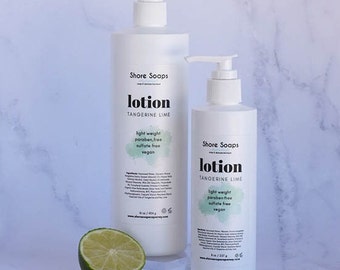 LOTION Hand + Body Moisturizer // 8oz or 16oz // Essential Oils / Paraben Free / Sulfate Free / Soy Free / Gluten Free / VEGAN