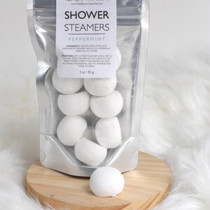 SHOWER STEAMERS // Sinus Clearing // Relaxing // Aromatherapy // Bulk Pack // Bath Shower Fizzy Fizzie Bomb image 2