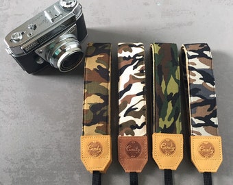 Pocket,016 Canon or Nikon camera strap SLR Camo Camouflage Camera Neck Strap Men/'s camera strap Camera Strap dSLR
