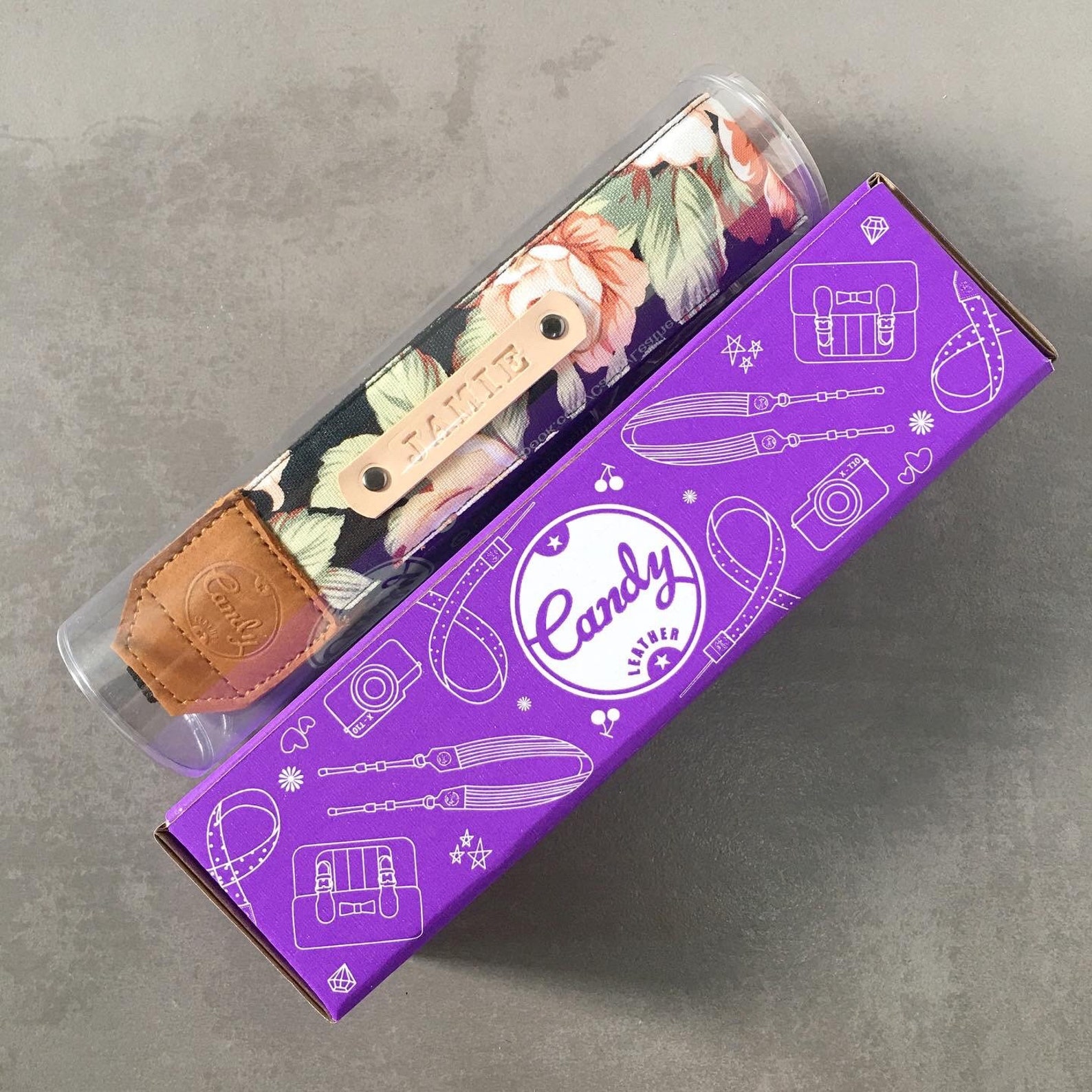 DSLR camera strap Polkadot Camera Strap leather camera Strap Etsy