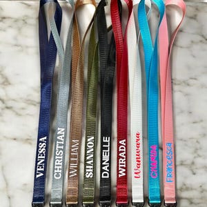Laccetto personalizzato, porta badge con cordino, portachiavi con cordino personalizzato, cordino, portachiavi, regalo per lui/lei