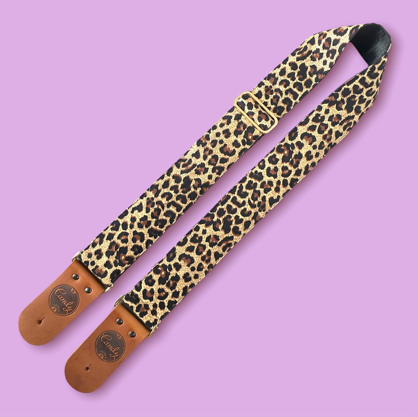 Cheetah Print Guitar Strap atelieryuwa.ciao.jp