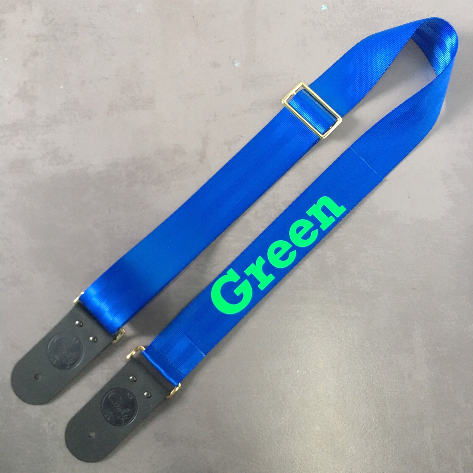 Personalized Navy Guitar Strap Genuine Leather Guitar Strap Etsy