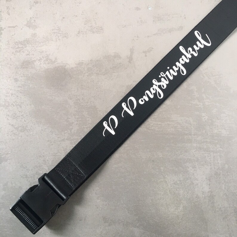 Personalised Luggage Strap Luggage Strap Travel Belt Etsy