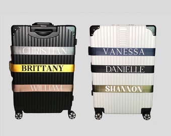Personalized Luggage Strap: Fabric Travel Belt, Custom Name