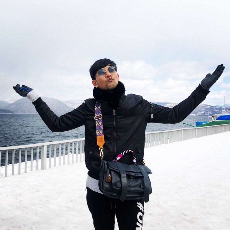 Tan Genuine Leather Guitar Strap Style Handbag Strap Etsy