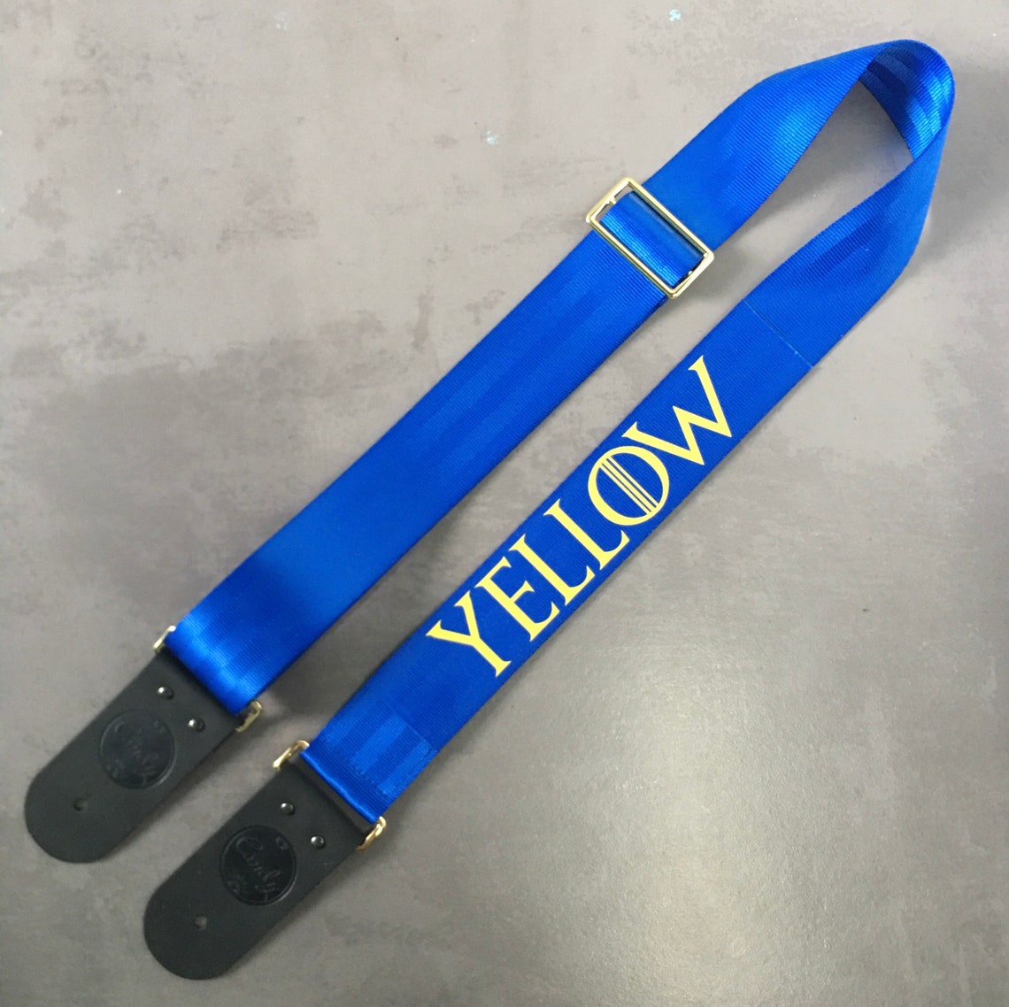 Personalized Navy Guitar Strap Genuine Leather Guitar Strap Etsy