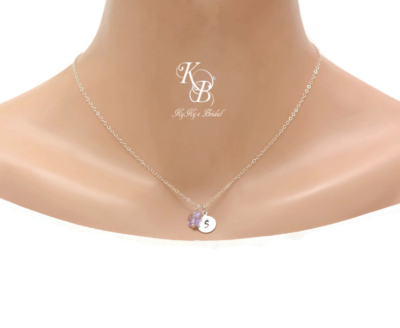 Flower Girl Necklace Personalized Necklace for Girl Etsy