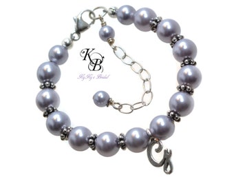 Custom Flower Girl Bracelet Little Girl Pearl Bracelet Girls Jewelry Flower Girl Gifts Flower Girl Jewelry Gift for Girls FREE Gift Box