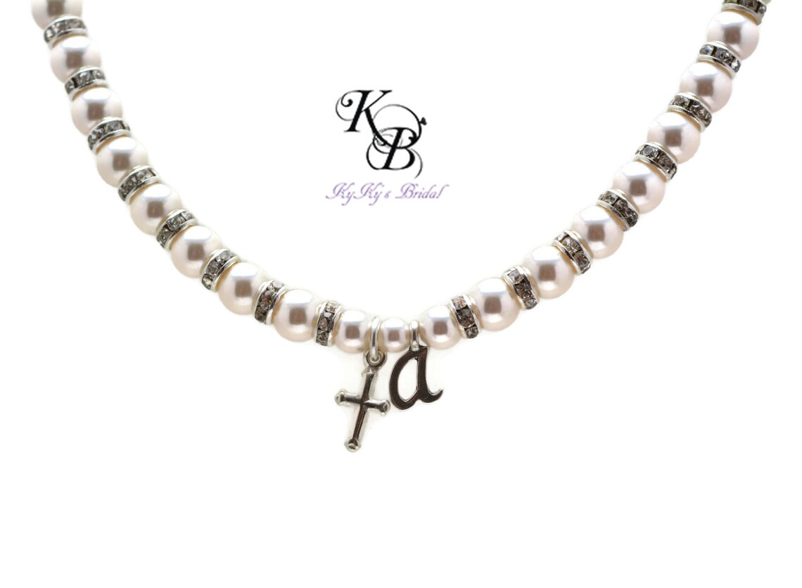 Baptism Necklace Christening Gifts Religious Baby Gift Etsy Israel