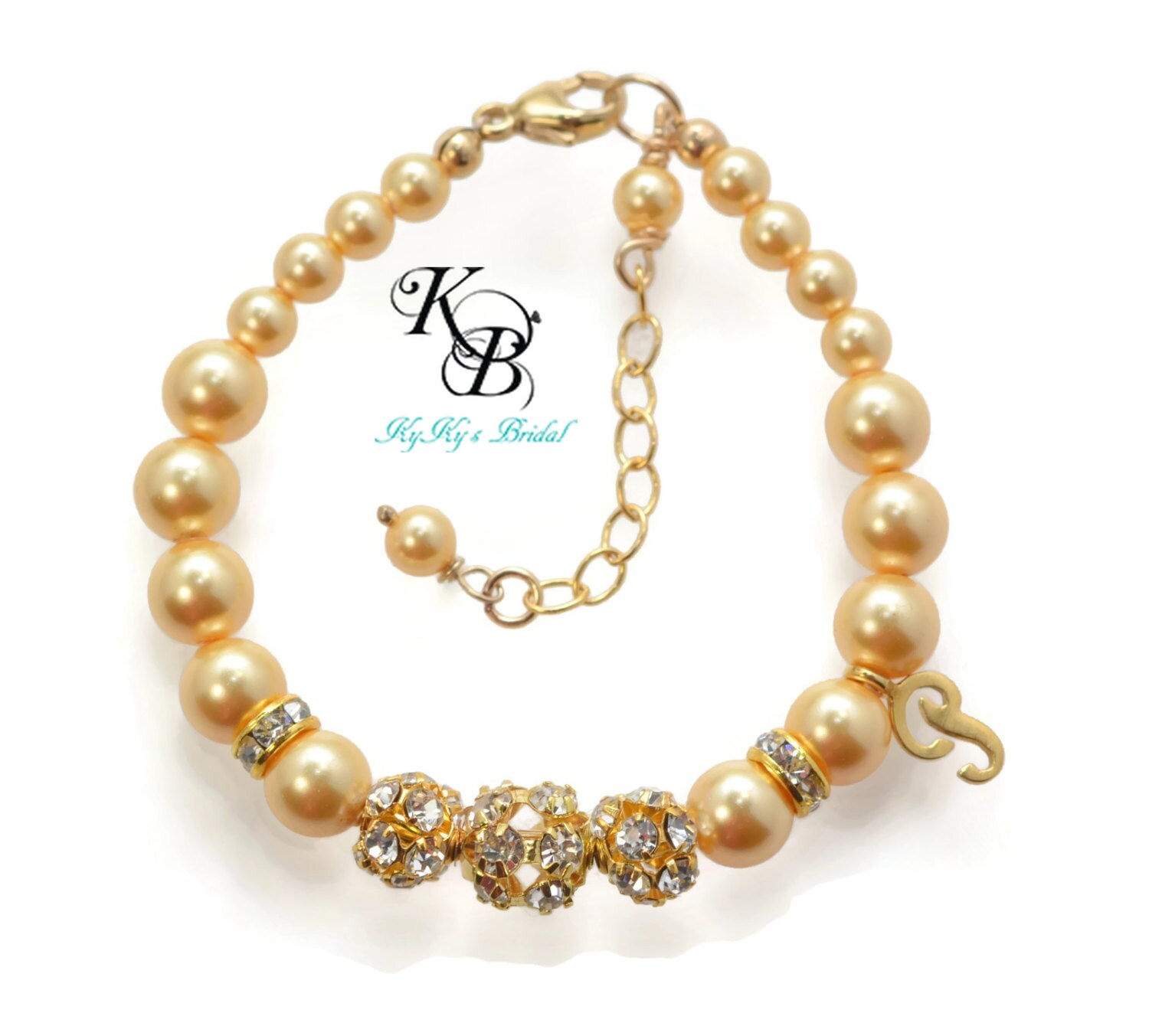 Gold Baby Bracelet Personalized Baby Gift Adjustable Baby Etsy