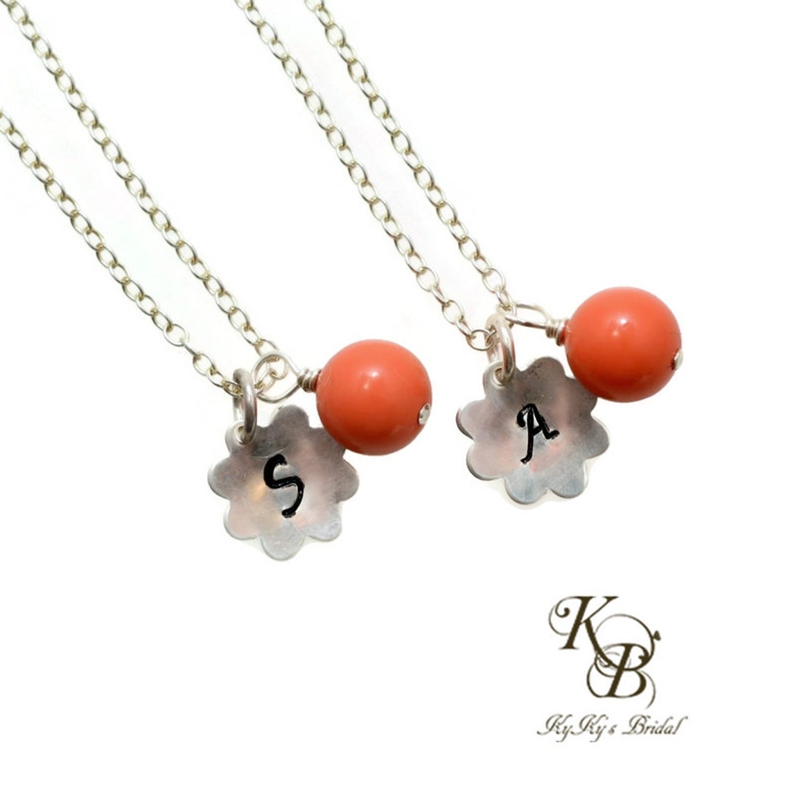 Flower Girl Jewelry Set Personalized Necklace Set Flower Etsy