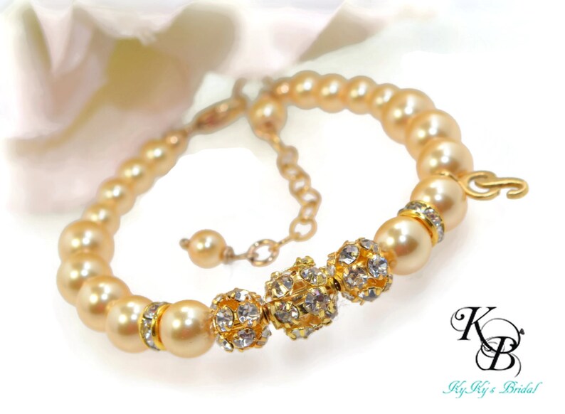 Gold Baby Bracelet Personalized Baby Gift Adjustable Baby Etsy