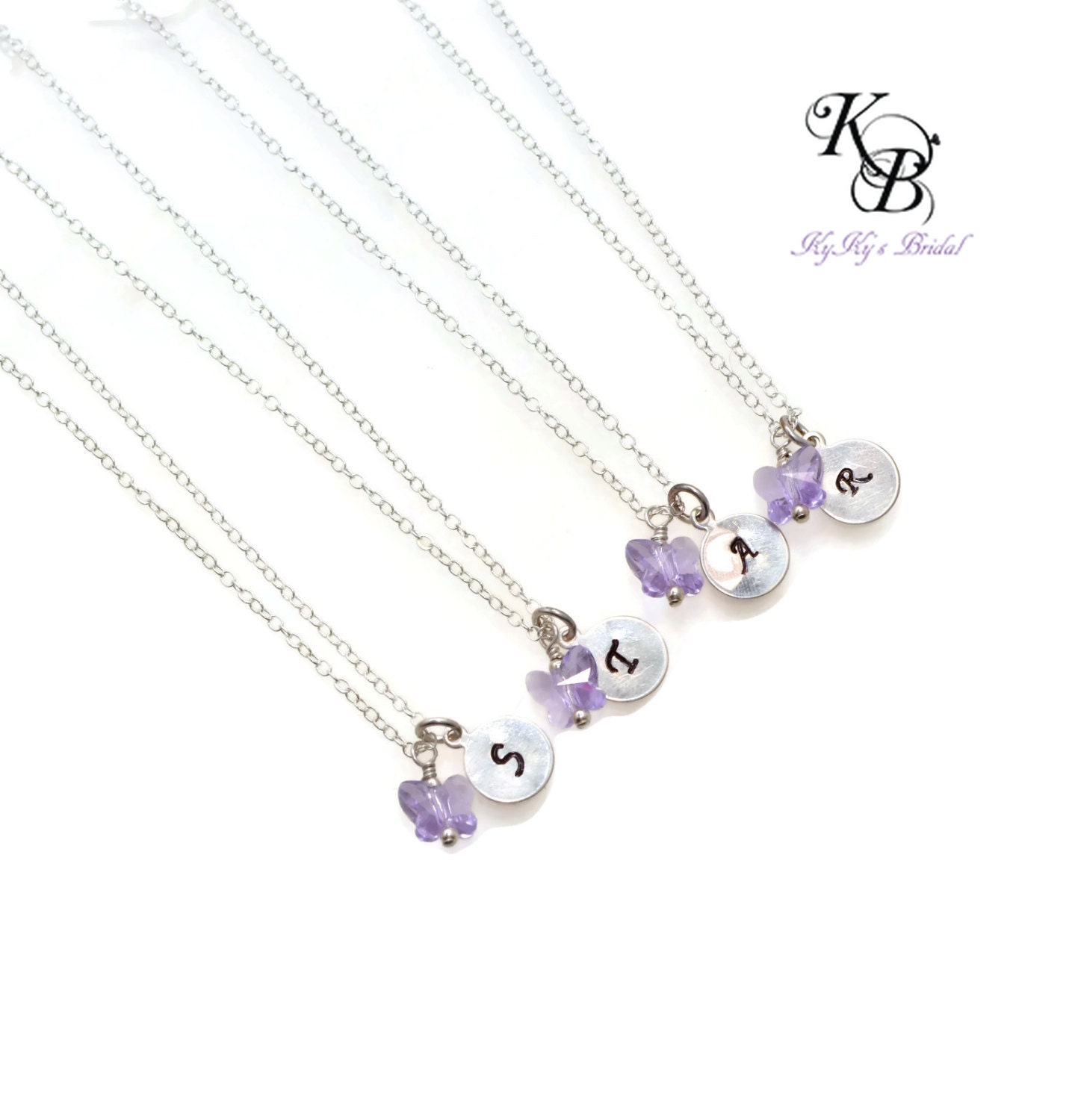 Flower Girl Necklace Personalized Necklace for Girl Etsy