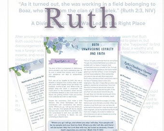 Ruth Bible Study: Women of the Word, Watercolor Floral PDF