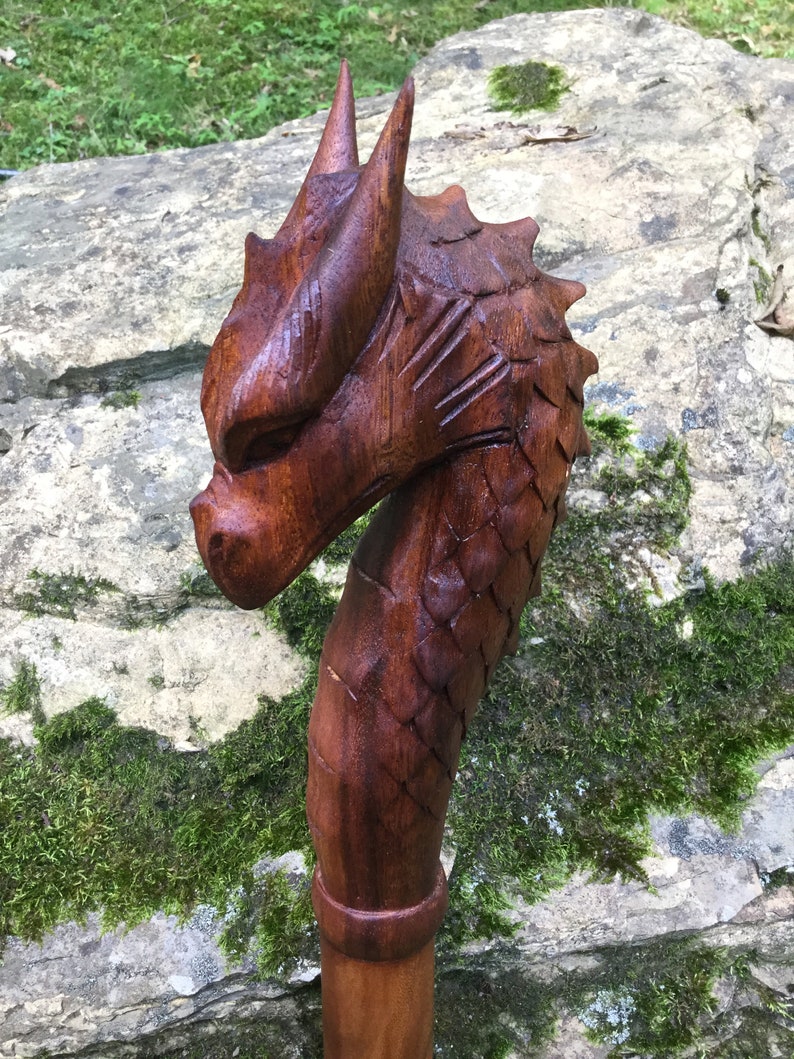 Dragon Staff 2sizes Etsy