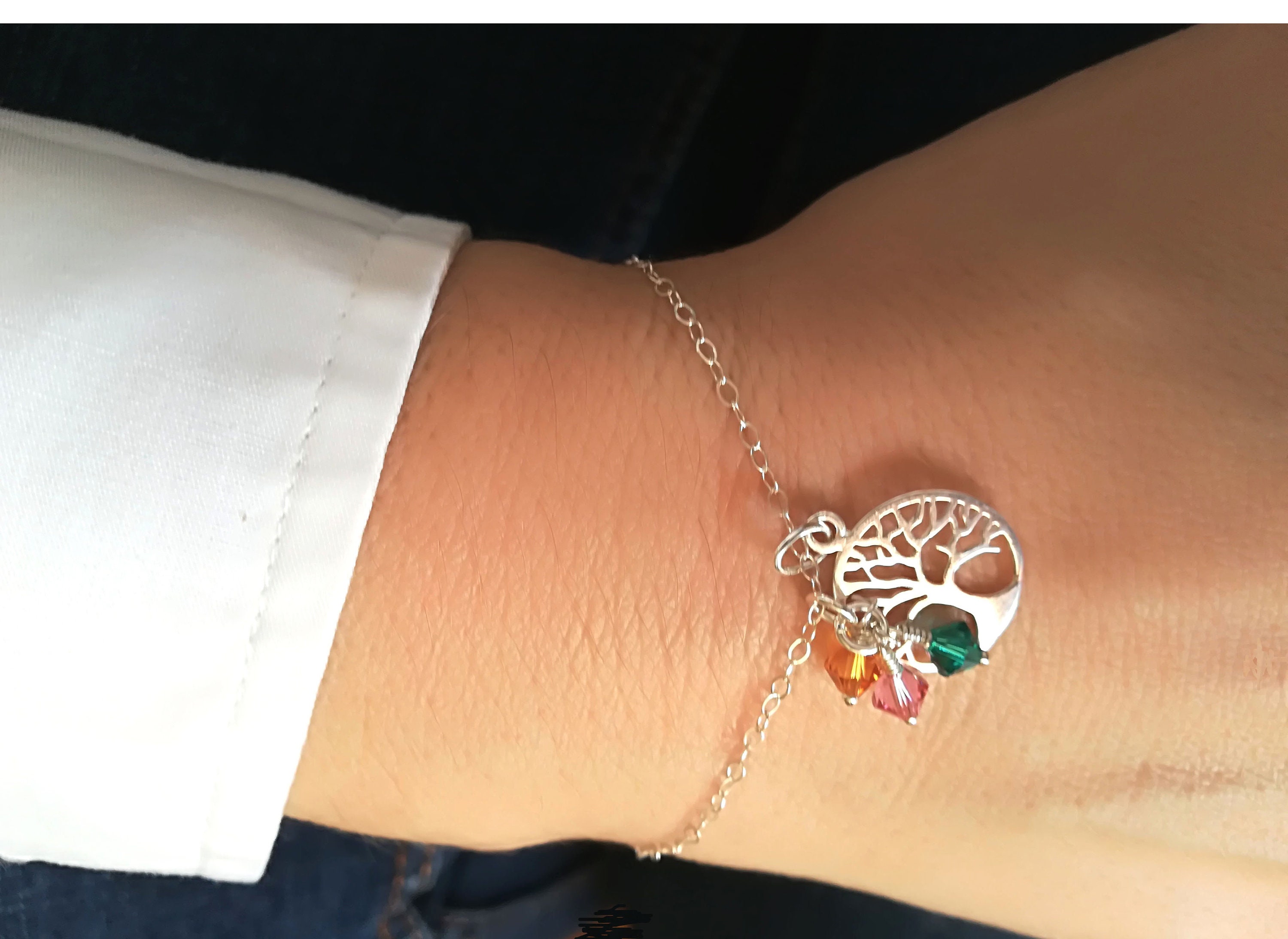 Swarovski family tree bracelet deals
