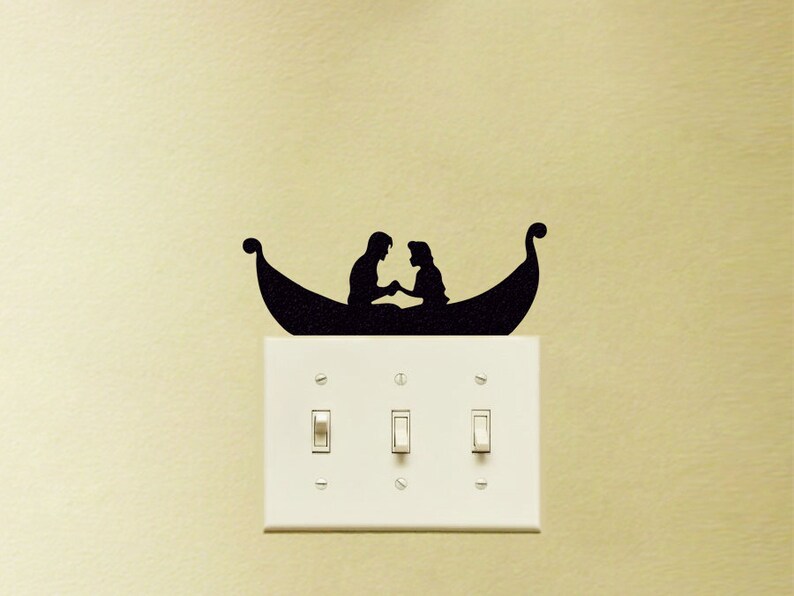 Rapunzel Velvet Wall Decal Tangled Boat Laptop Sticker And Flynn Window Decor Princess Macbook Vinyl