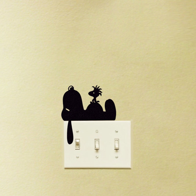 Snoopy Wall Decal - Etsy