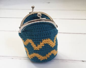Coin Purse Crochet Pattern. Handmade Clasp Purse. DIY Pouch