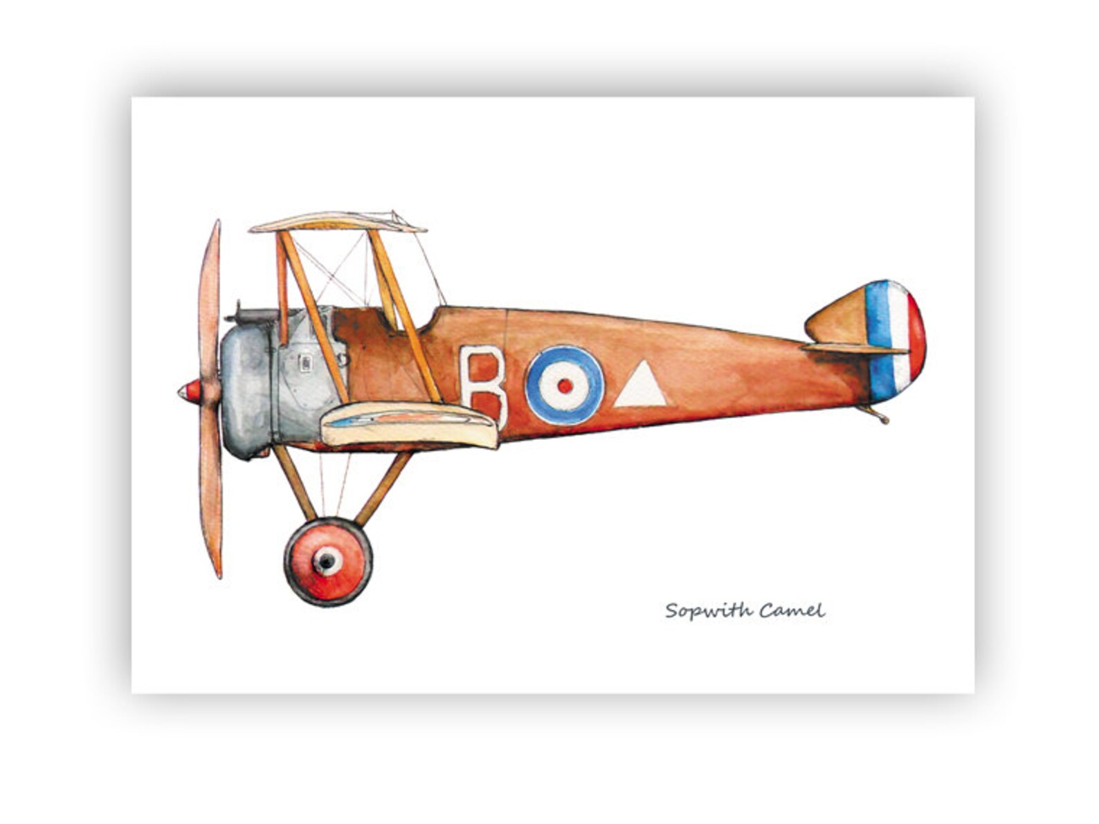 Vintage airplane print Airplane canvas art Aircraft poster Etsy