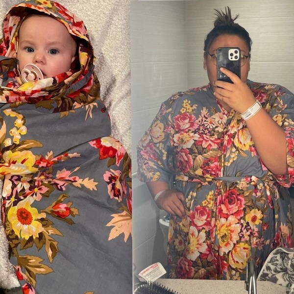 Plus Size Labor Hospital Gown Etsy