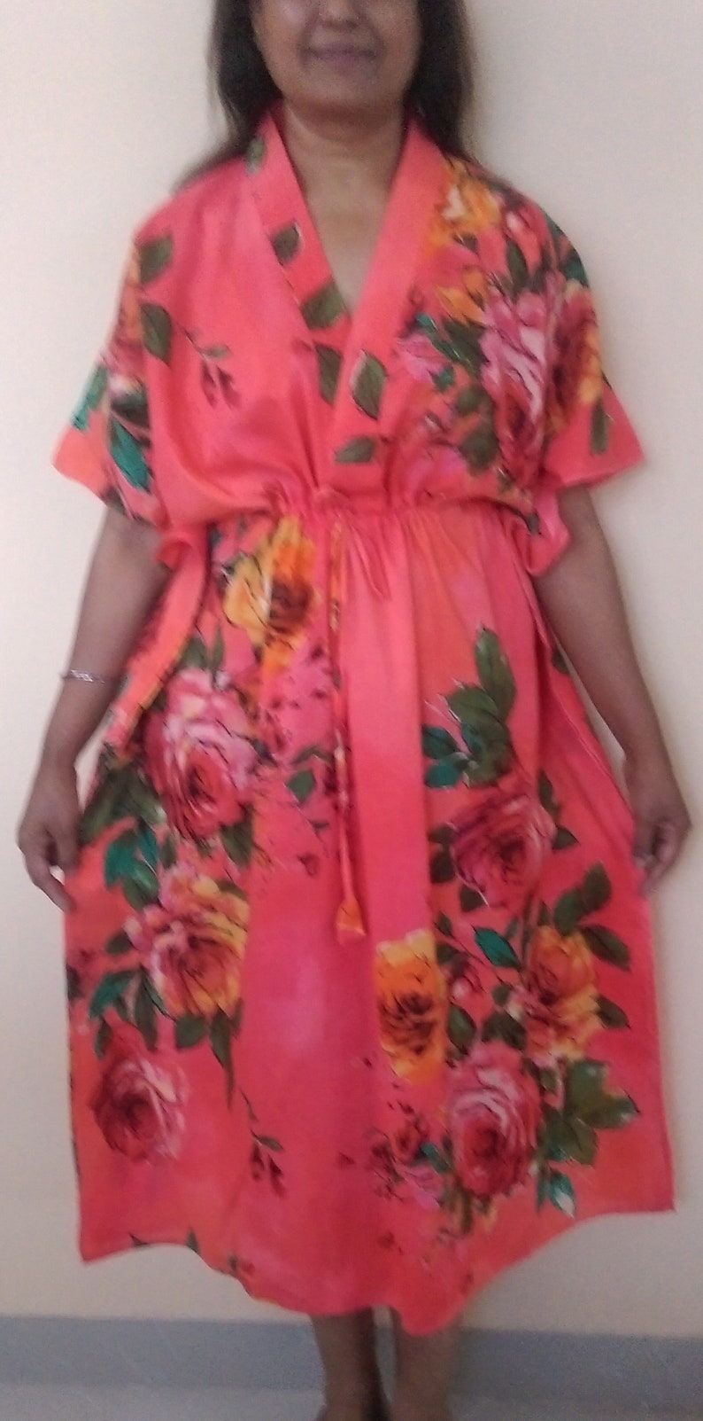 Maternity Robe Floral Swaddle All Sizes Small to Plus Size Etsy