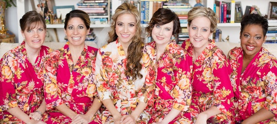 bridesmaid robes set of 6