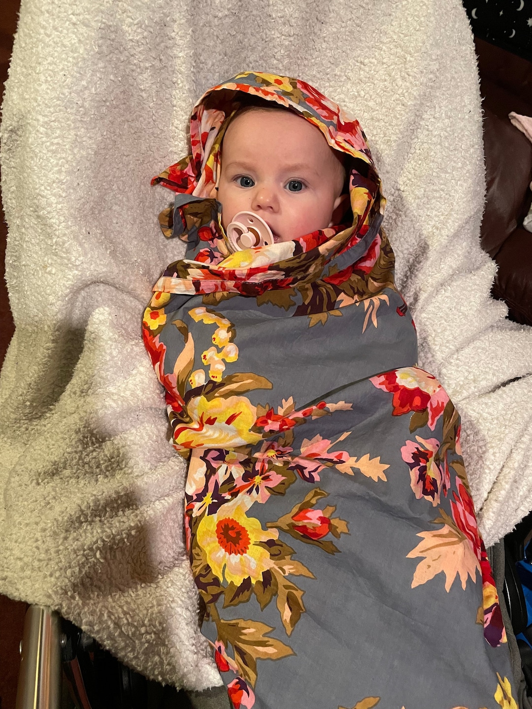 Floral Cotton Swaddle New Born Baby Swaddle Baby Cotton Etsy