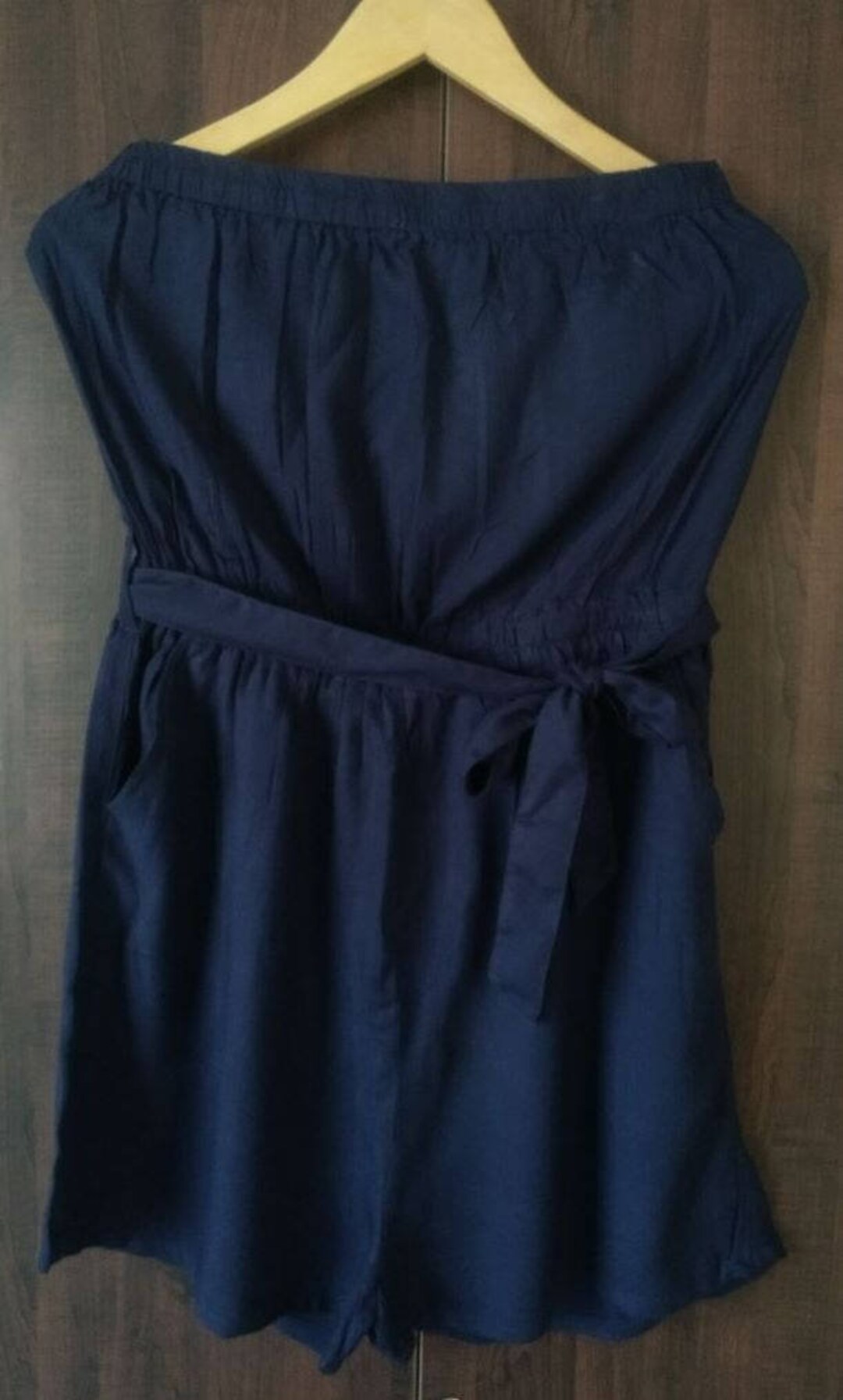 Bridesmaid Romper, Navy Blue, Barboteuses De Demoiselle D'honneur