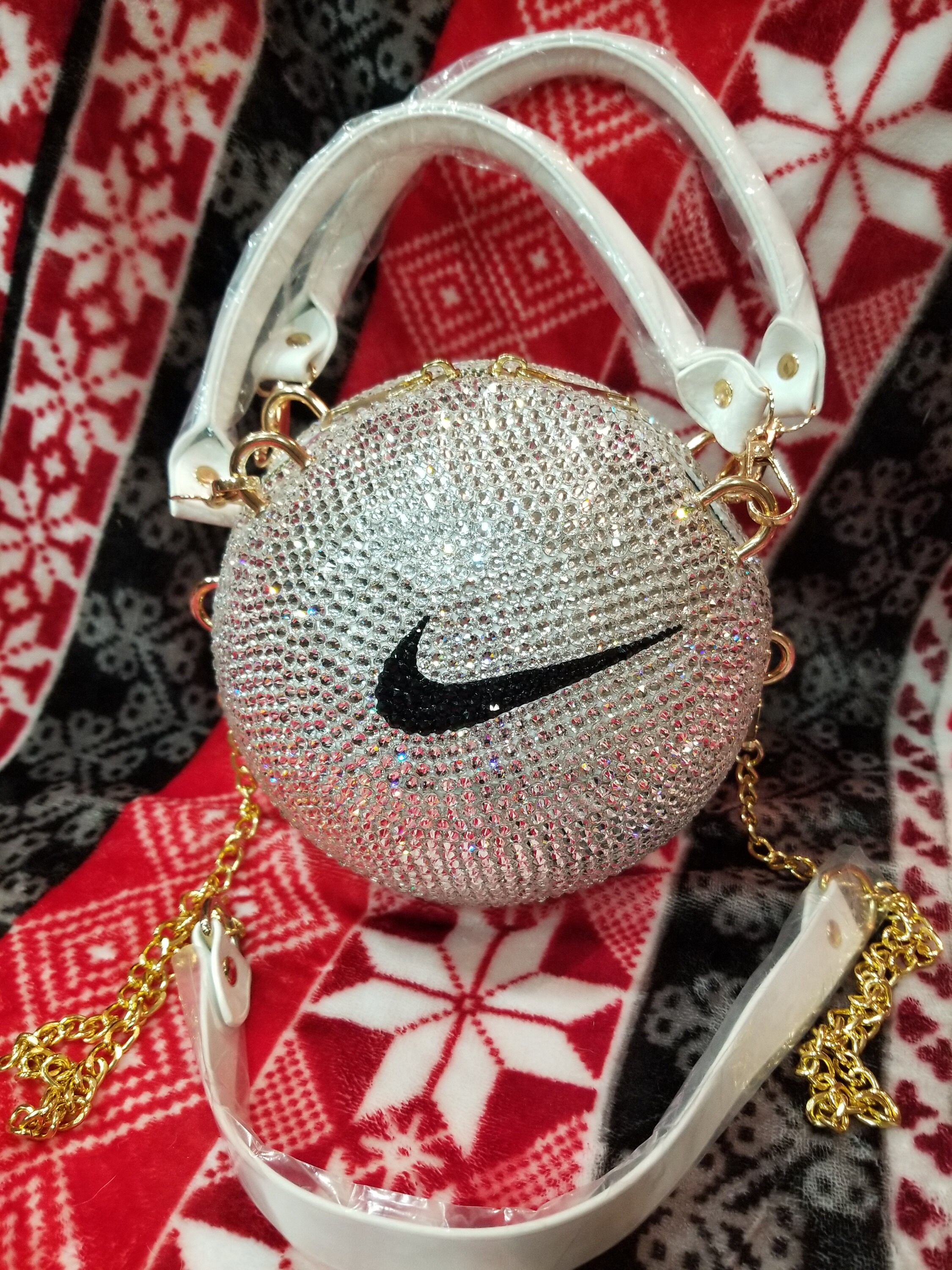 nike gold swarovski crystal