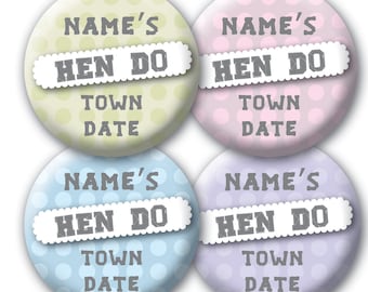 Green Irish Personalised Name Hen Party Do Night Pin Badge mirrors *5 for 4* Green Irish Personalised Name Hen Party Do Night Pin Badge mirrors *5 for 4*
