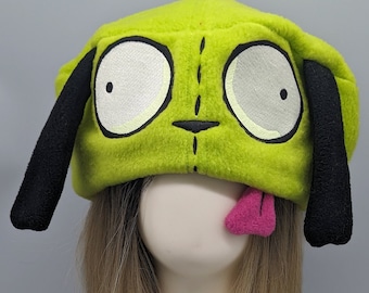 Invader Zim or Gir Inspired Fleece Berets