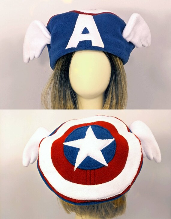 Captain America Fleece Beret , superheroes beret - Vimarsana News