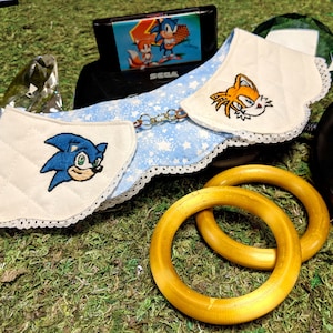 Sonic the Hedgehog and Tails Peter Pan Faux Collar