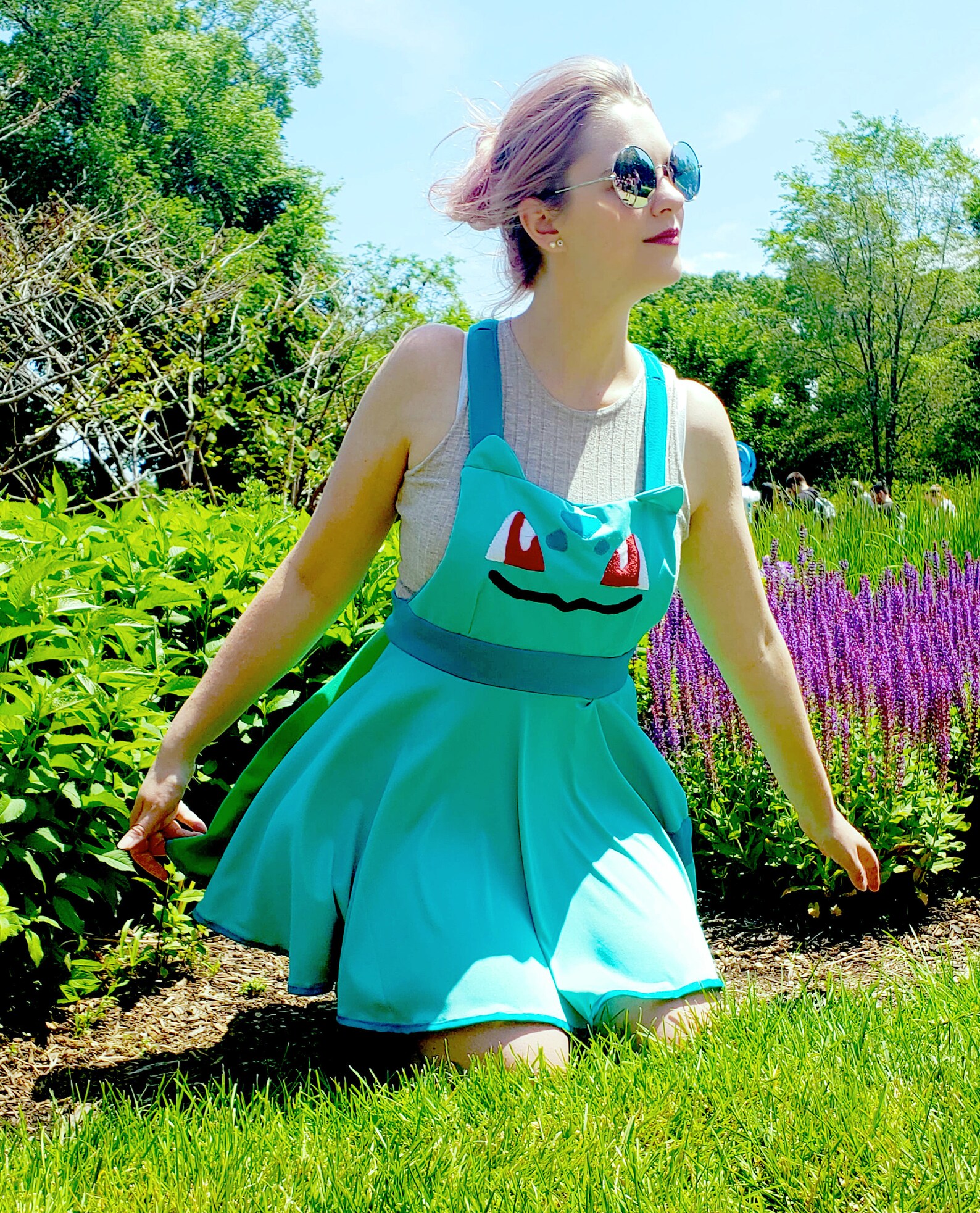Bulbasaur Pinafore Suspender Dress Etsy