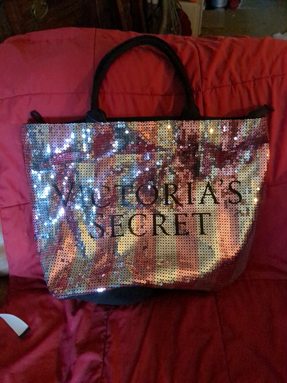 Victoria's Secret Pink Sequin Tote Bag 