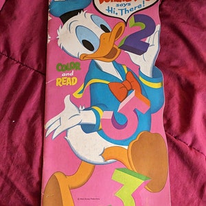 1970 Donald Duck Coloring Book