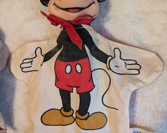 Vintage Mickey Mouse Hand Puppet