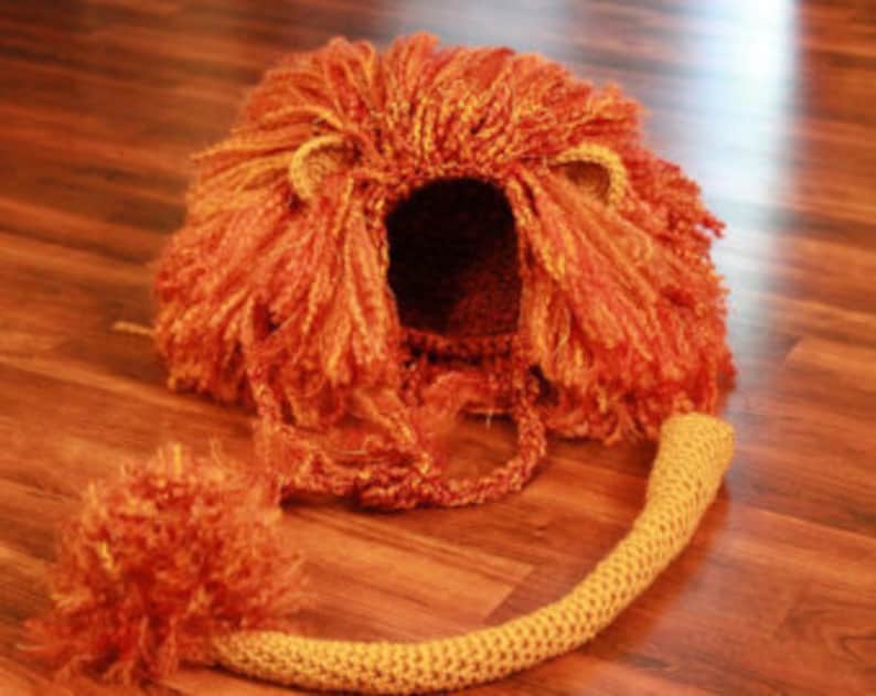 Crochet Pattern Lion Hat & Tail/lion/crochet Lion Pattern/ Etsy
