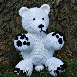 Crochet Polar Bear Pattern/PDF Crochet Polar Bear Pattern/Crochet Bear/Polar Bear/ PDF Crochet Pattern/Crochet Pattern/Amigurumi/Teddy Bear